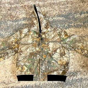 Carhartt J221 CAP Realtree Camo Insulated Zip Hooded Jacket Coat Large Reg